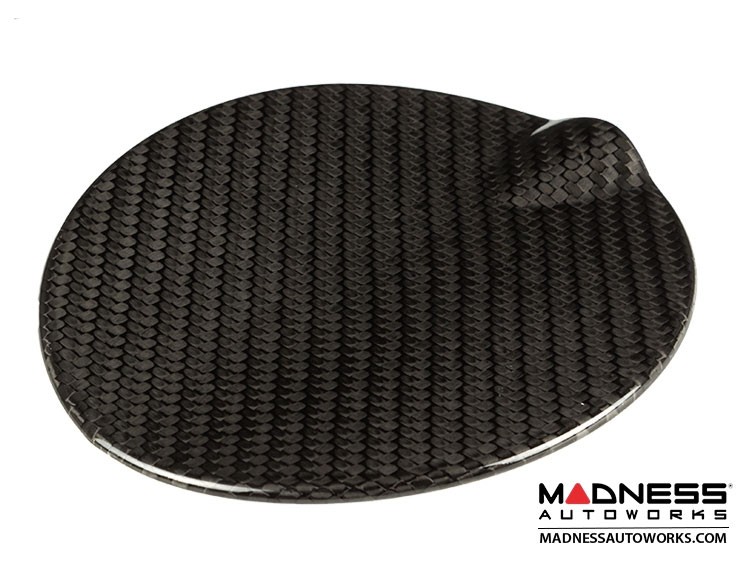 FIAT 500 Fuel Door Carbon Fiber EU Model
